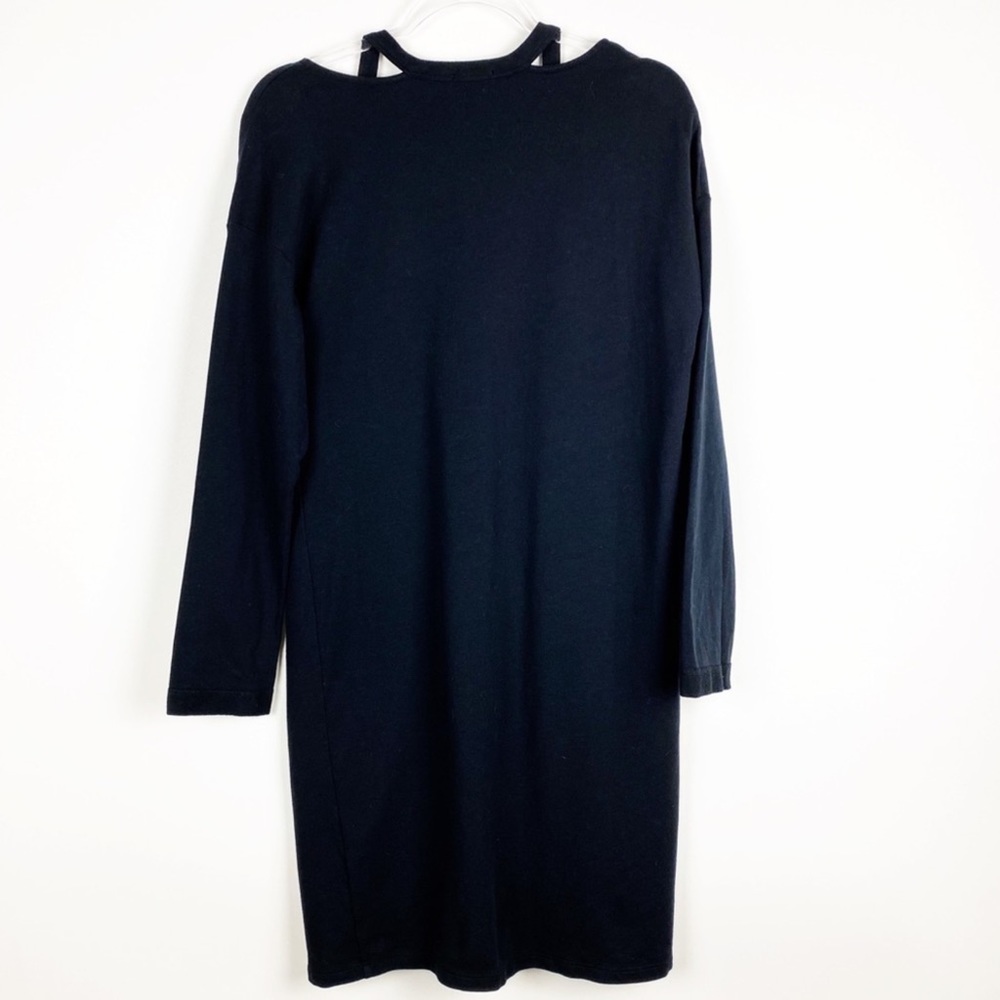 Splendid Black French Terry Cutout Dress NWT B17/32 - Picture 7 of 10